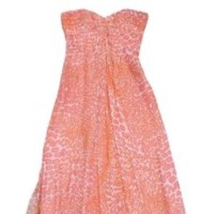 Laundry Animal print Strapless Dress